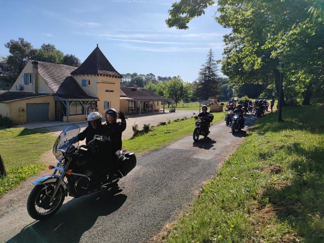 Abreise aus der Bikerunterkunft am Ende der Ferien