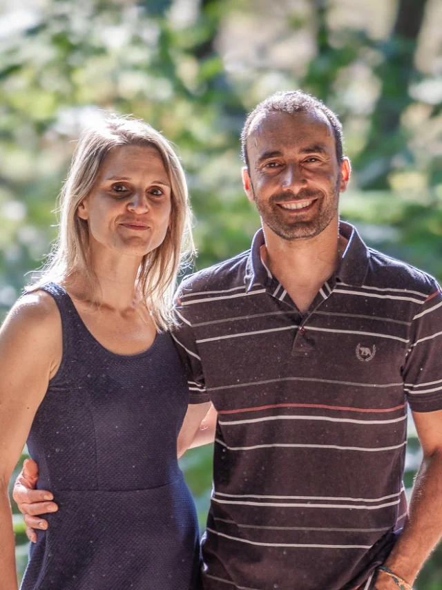 Julien JOLICOEUR und Pauline THABUTEAU, Ihre Gastgeber im Feriendorf Le Moulinet.