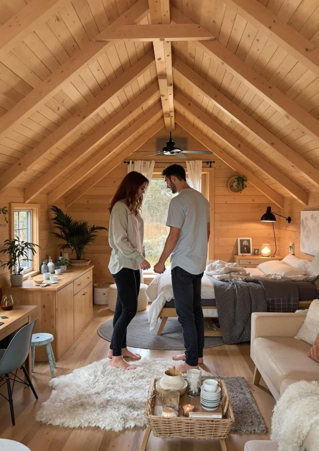 Atypische Hütte Ausgefallene Vermietung Wochenende Wochenende Paar 08