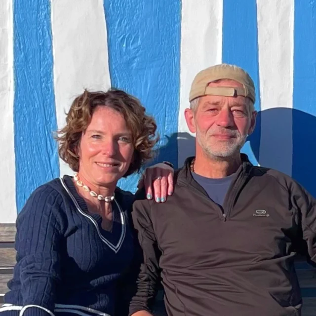 Celine Und Cyril Le Pre Marin Porträt