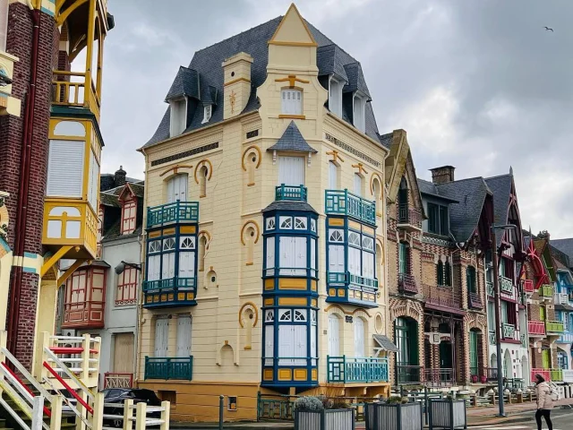 Normandie Seine Maritime Tourismus Mers Les Bains Häuser Kurort