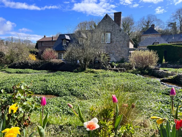 Normandie Seine Maritime Tourismus Malerische Dörfer Frühling