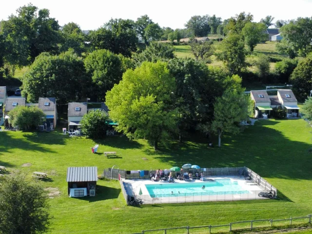 Etang Des Portes Creuse Luftansicht