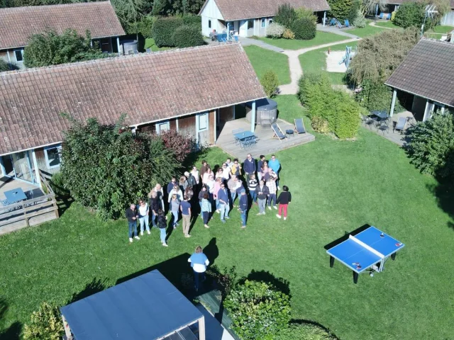 Ferienhauser Pre Marin 00 Vue Aerienne Gruppenhaus Seminar Normandie