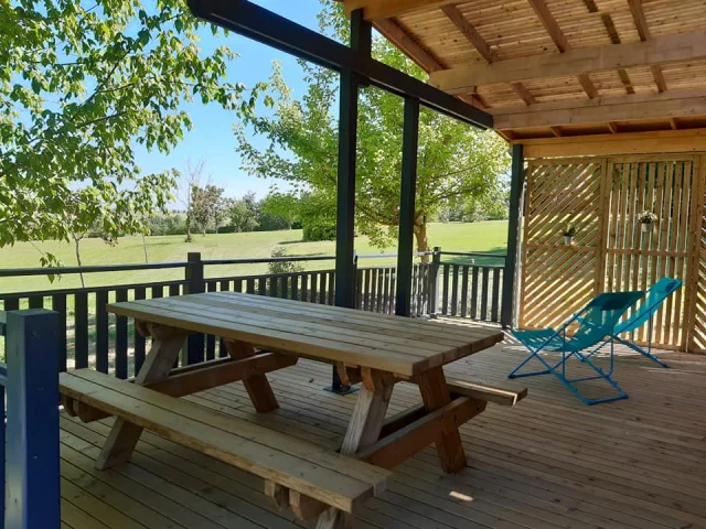 Location Vacances Gers Chalet Bois Au Calme