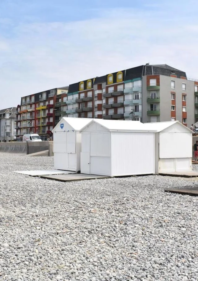 Ferienwohnungen Hauts De France Mers Les Bains Strandkabinen