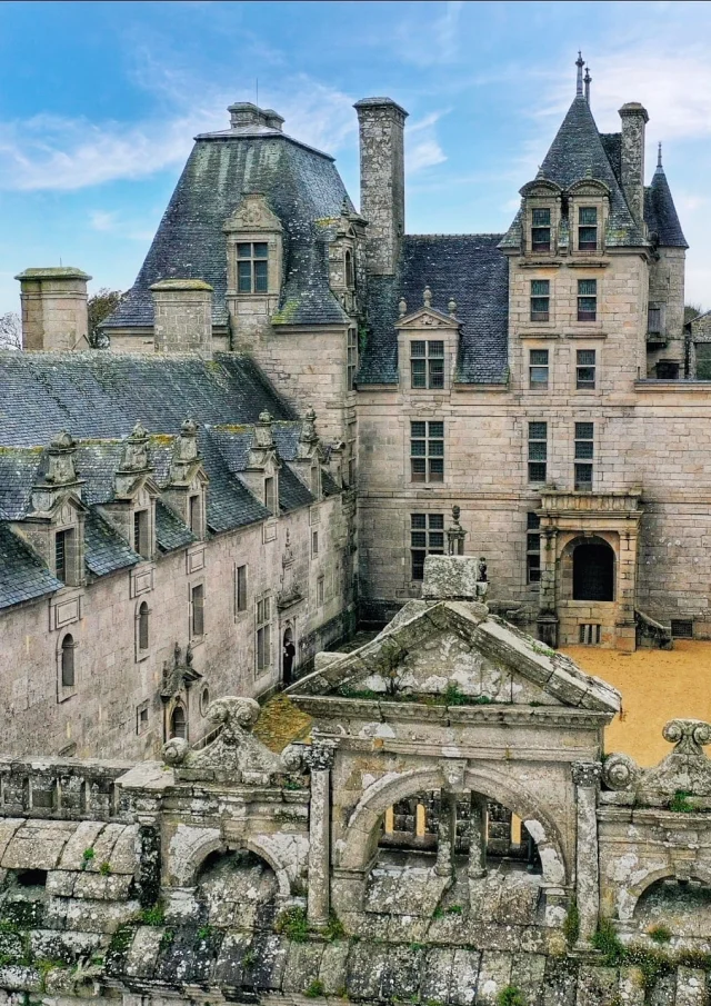 Reservieren Ferienhaus Ferienwohnung Ferienhäuser Finistere Chateau Kerjean Kulturerbe Besuchen
