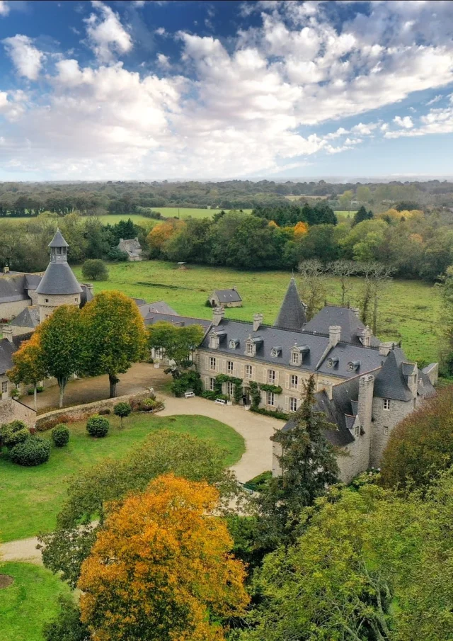Reservieren Ferienhaus Ferienwohnung Ferienhäuser Finistere Herrenhaus Kerazan Kulturerbe Besuchen Bretagne