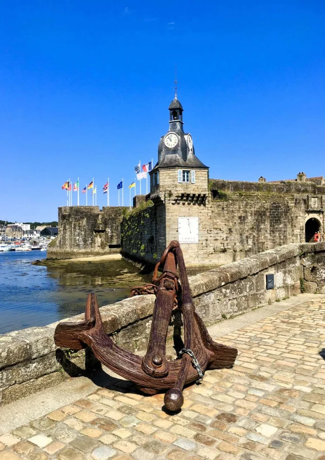 Reservieren Ferienhaus Ferienwohnung Ferienhäuser Finistere Süd Concarneau Hafen Stadt Close Erbgut
