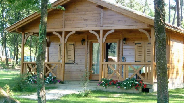 Location Gite Dordogne Chalet Bois Bordeaux Libourne