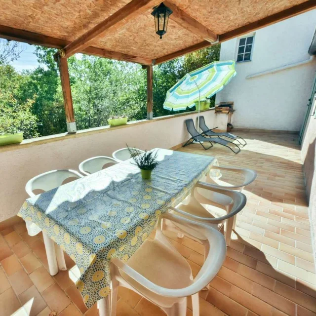 Location Gite Sud De La France Terrasse Couverte